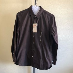 Muji Organic Cotton Washed Broad Shirt
